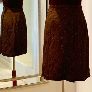 Harold’s lined wrap skirt